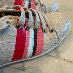 Longchamp leather sneakers. Worn once. Size European 39